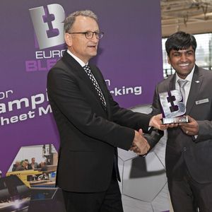 Die Gewinner des Wettbewerbs „Champions in der Blechbearbeitung“, dem Online-Wettbewerb der Euroblech, um herausragende Leistungen in der Blechbearbeitung zu würdigen, die für hohe Qualität, Best Practice, Innovation und Exzellenz stehen.