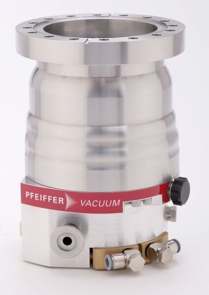 Dafür sorgen die Hipace Turbopumpen (Bild) und  Hicube Turbopumpstände von Pfeiffer Vacuum.  (Pfeiffer Vacuum)