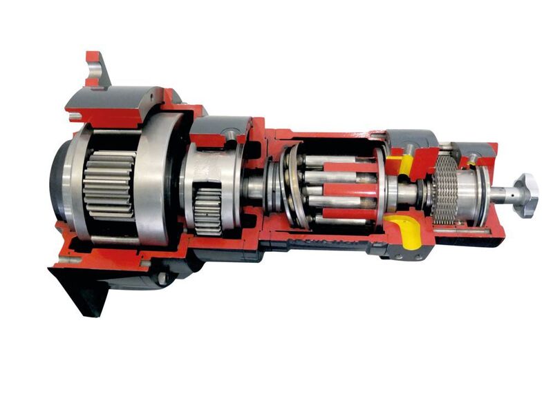 Hydrogetriebemotoren von Rollstar werden als Hauptantriebe des Bohrkopfs von Tunnelbohrmaschinen eingesetzt.  (U. Drescher/konstruktionspraxis)