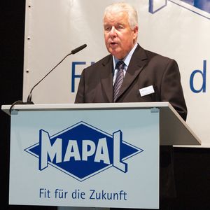 Mapal-Chef Dr. Dieter Kress: „ Wir haben uns aus voller Überzeugung für Aalen, für Deutschland, entschieden und mit voller Konsequenz die nötigen Schritte unternommen.“ Bild: Schreier