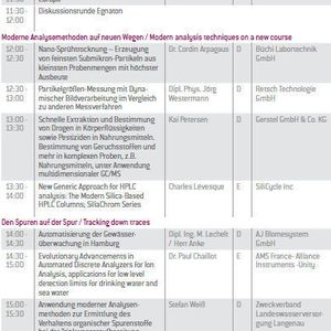 Das Dienstags-Programm des Forum Laboratory & Analytics