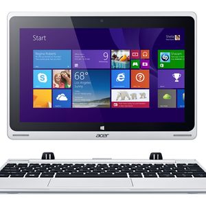 Das Acer-Snap-Hinge-Scharnier lässt das Tastaturdock und das Tablet magnetisch ineinander klicken.