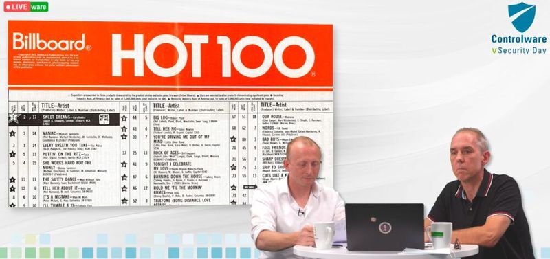 Die beiden Experten besprachen die aktuellen Charts der IT-Security, wie zum Beispiel SASE und CASB.  (IT-Business)