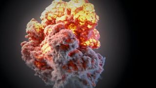 Welche Stäube sind besonders gefährlich? Hier die Dar­stellung einer Explosion. (Bild: Andrey_A )
