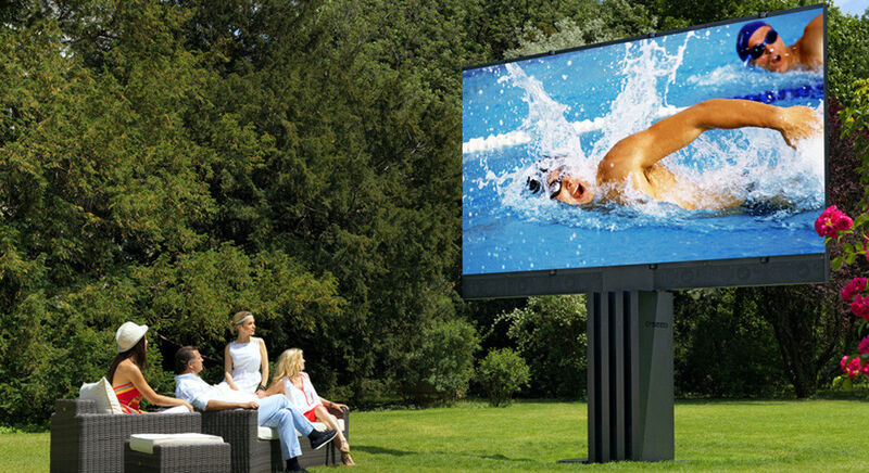 Das größte Outdoor-Fernsehgerät der Welt, C Seed 201, ... (Bild: C Seed)
