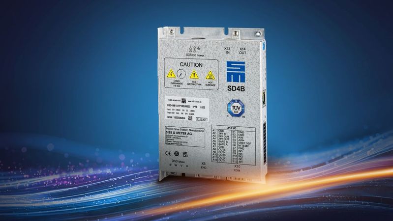 Die Drive Controller der SD4B-Serie gehören zu den vielseitigsten Lösungen für den Betrieb von Niedervolt-Antrieben.(Bild:  Sieb & Meyer)