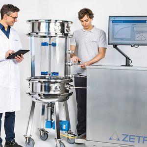 Die im TechCenter entwickelte kLa-Wert-Messmethode liefert ein genaues Bild von den Prozessbedingungen an unterschiedlichen Stellen in Behältern. So können aussagekräftige Prozessdaten bereits im Labor generiert und das Equipment im Pilot- oder Produktionsmaßstab optimal ausgelegt werden. (Bild:  Zeta GmbH)