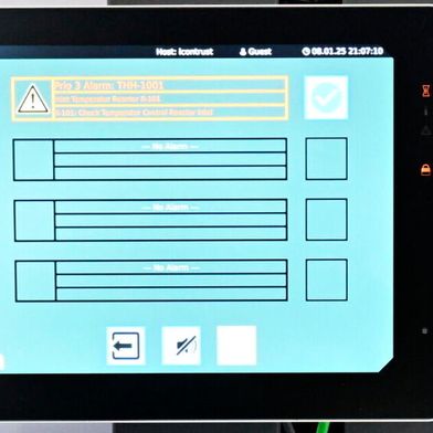 La nuova soluzione “SafeHMI” comprende i sistemi di sicurezza Hima e le librerie di moduli funzionali, oltre a un pannello HMI orientato alla sicurezza basato sulla tecnologia Icon-Trust. (Immagine:Gruppo HIMA)