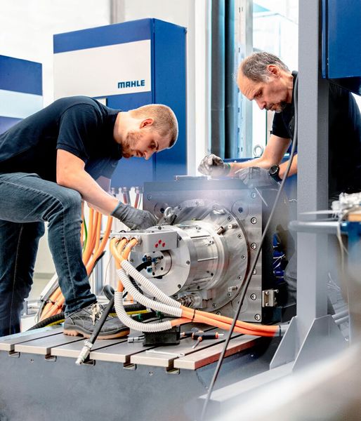 Der SCT-E Motor von Mahle kann nach Unternehmensangaben unbegrenzt lange mit hoher Leistung arbeiten. (Bild: Mahle)