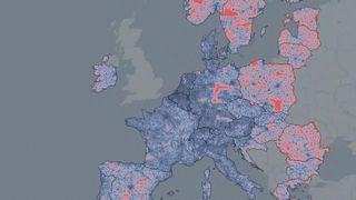 "Lade-Wüsten" in Europa (Bild: Motointegrator/ Datapulse Research)