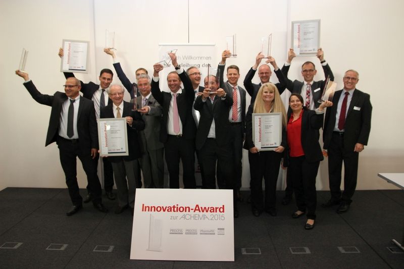 Die Gewinner der acht Kategorien des Innovation Awards auf einen Blick. (Bild: Schäffner/PROCESS)
