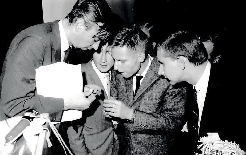 Electronica 1964:  Zu ihrer Premiere wurde die Elektronikmesse sehr skeptisch betrachtet und in der Presse besprochen. Aber das Publikum staunte.(Bild:  Messe München / Electronica)