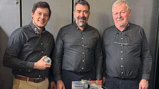 Das Gründerteam von Ailos: Pablo Lopez, Dirk Lefeber und Stein Crispel (v.l.). (Bild: Ailos)