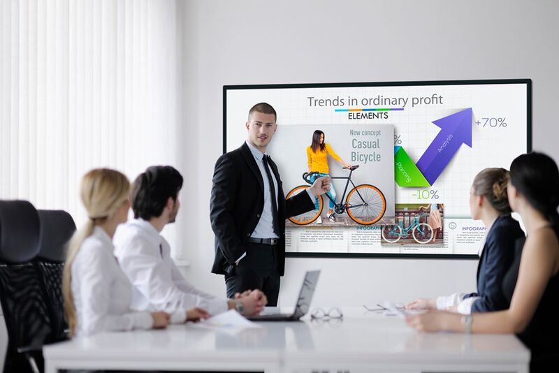 Zwei neue Touch-Panel-Displays mit 10-Finger-Touch-Technologie eignen sich als kostengünstige Option für digitale Whiteboard-Kommunikation in Unternehmen und Bildungseinrichtungen. (Panasonic)