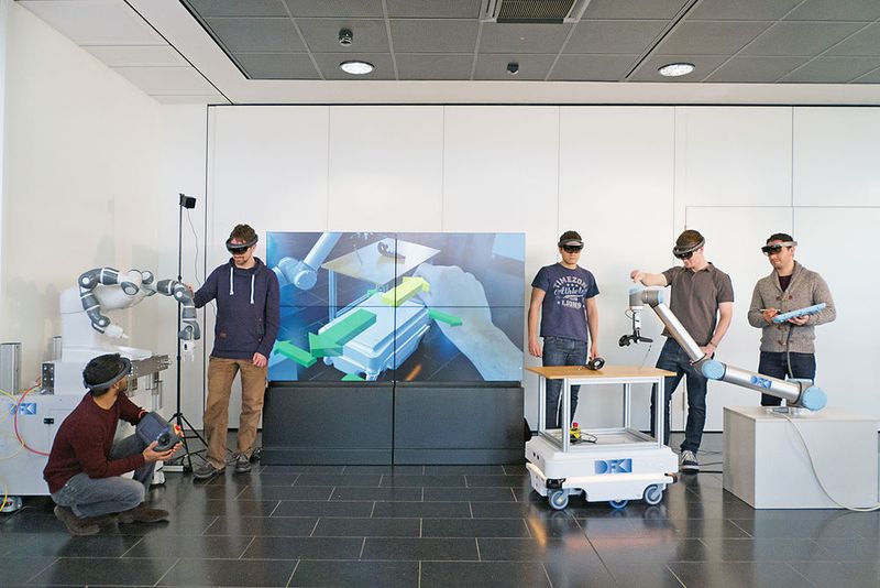 Mixed Reality für Telemanipulation im Kontext der Mensch-Roboter-Kollaboration. (DFKI)