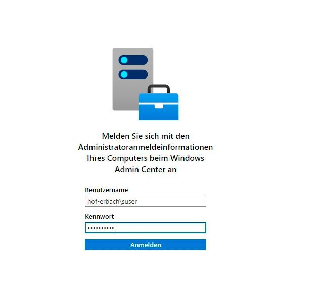 Verbindungsaufbau mit dem Windows Admin Center zum lokalen Server über die Cloud. (Bild: Joos - Microsoft)