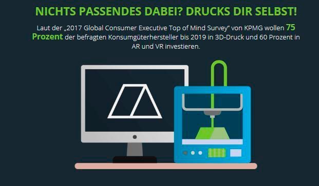 Bis 2019 wollen mehr Hersteller in 3D-Druck investieren. (RS Components Ltd.)