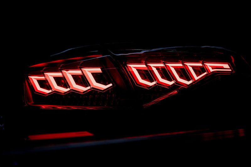 Einsatz der OLED-Technologie in der Vorentwicklung (Bild: Audi)