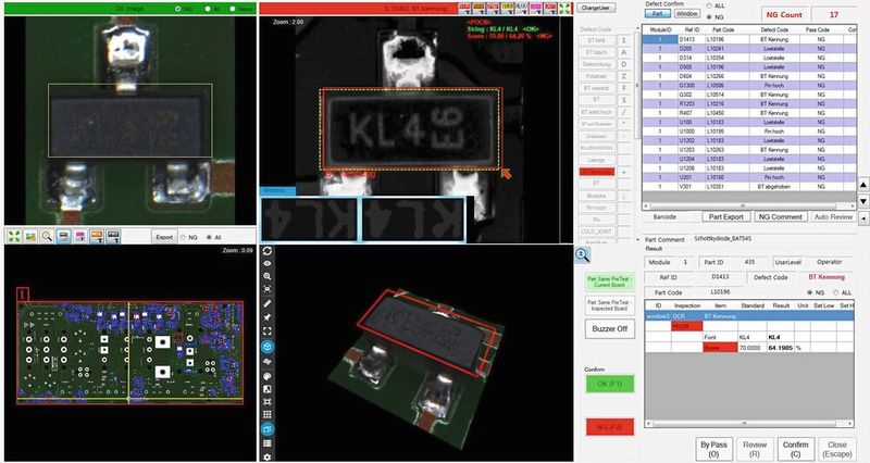 Um höchste Präzision und Zuverlässigkeit zu garantieren, setzt Placetec modernste Technologien ein, wie zum Beispiel 3D-AOI-Systeme zur optischen Kontrolle. (Bild: Placetec)