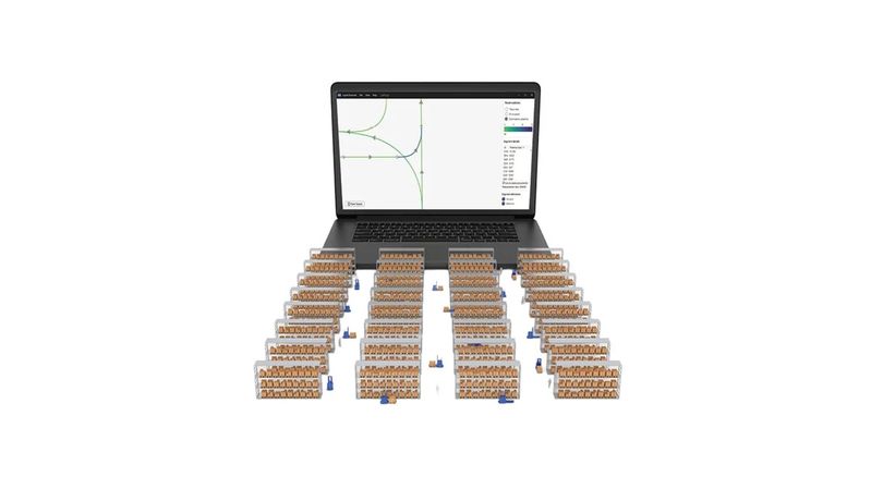 Derr NDC Layout Assistent beschleunigt Design- und Validierungsprozesse von AGVs und AMRs.(Bild:  Kollmorgen)
