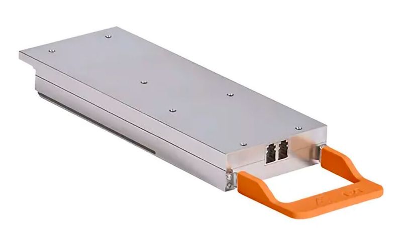 Das CIM-8-Modul (Coherent Interconnect Module 8) von Acacia ist seit Ende 2022 bei Feldversuchen von Tier-1-Carrier-Netzwerken im Einsatz. (Bild: Acacia)