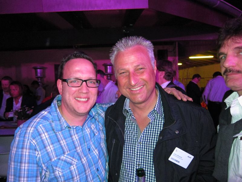 Stefan Knerrich (l.), APC, und Claus Mostolta, Gembird (Bild: IT-BUSINESS)