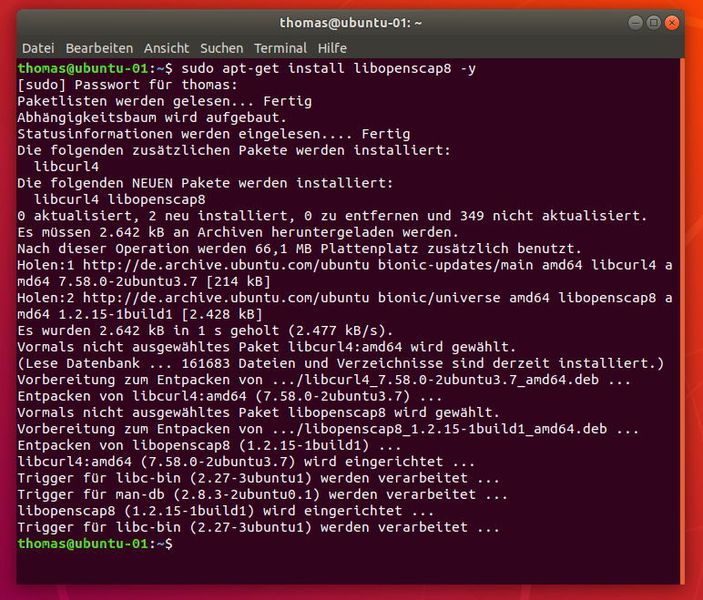 OpenScap kann in Linux schnell und einfach installiert werden. In diesem Beispiel auf einem Ubuntu-Server. (Joos)