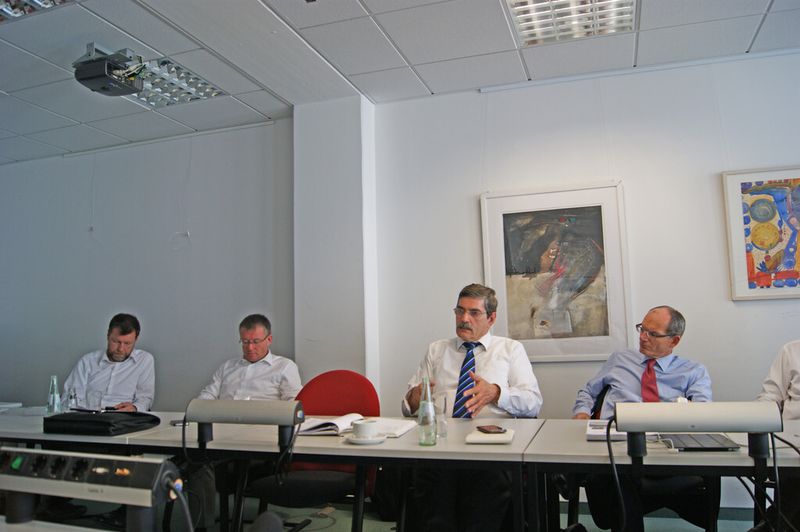 Dirk Arendt, Dr. Stefan Klein, Willi Kaczorowski, Jochen Baier (Foto: mk)