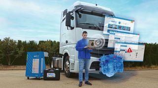 Die spanische Marke Jaltest stellt ein Diagnosesystem für Nfz vor, das Anwender mithilfe von KI unterstützt. (Bild: Jaltest)