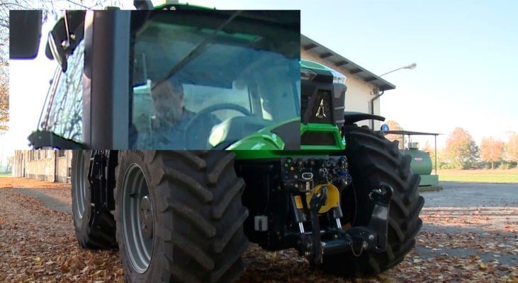 Driver Extended Eyes: Das innovative Fahrerassistenzsystem von BFFT und SAME DEUTZ-FAHR macht Traktorfahren sicherer. (Bild: Same Deutz-Fahr)