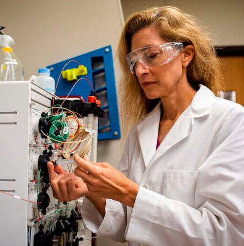 Jennifer Maynard, professor in the McKetta Department of Chemical Engineering at UT Austin. Jennifer Maynard, professor in the McKetta Department of Chemical Engineering at UT Austin.