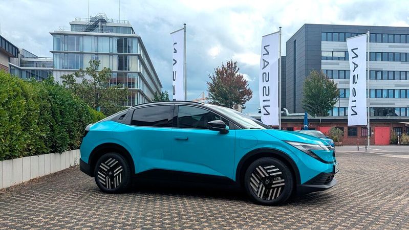 Steht aerodynamisch da: Der neue Nissan Leaf.(Bild:  Simon – VCG)