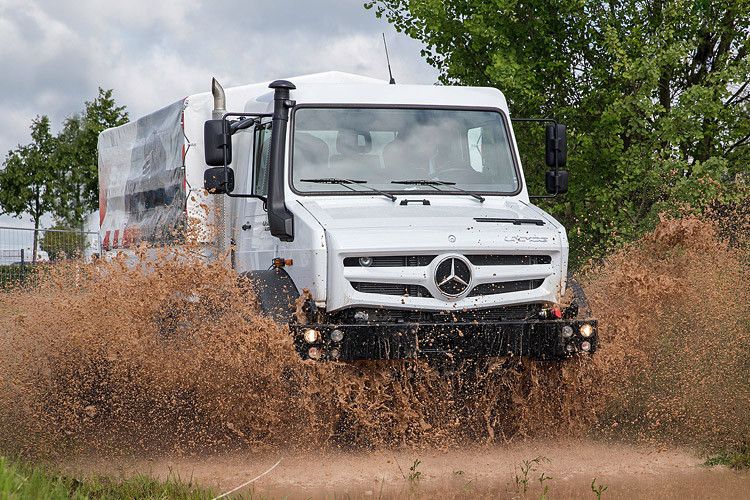 Beim Thema Sonderfahrzeuge geht kein Weg an ihm vorbei: Der Unimog belegte entsprechend den ersten Platz in der Kategorie. (Foto: Daimler)