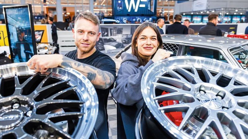 Verschiedene Hersteller wie Alcar oder Wheelworld kamen noch einer Zeit der Abstinenz wieder zurück auf die Messe. (Bild: Messe Essen)