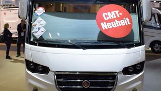 Auf der CMT in Stuttgart sind derzeit die Neuheiten der Reisemobilbranche zu sehen.  (»kfz-betrieb«/Jan Rosenow)