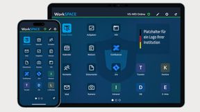 Die Lösung bündelt zentrale Arbeitsfunktionen für Behörden auf iOS-Geräten und nutzt dabei das indigo-Sicherheitsmodell. (Bild: Materna Virtual Solution)