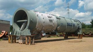 Sulzer proprietary equipment for lactide purification. (Picture: Sulzer)