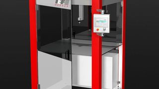 Die kompakte Standardzelle lässt sich mit ihren 1,4 Quadratmetern Aufstellfläche in viele Produktionsumgebungen integrieren. (Bild: IEF Werner)