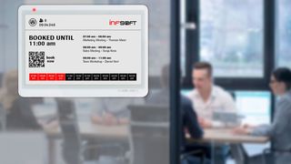 E-Ink-Display-Beacons können zur Beschriftung von Ladungsträgern in der Industrie, aber durchaus auch im Büroumfeld oder beispielsweise an Krankenhausbetten genutzt werden. (Infsoft)