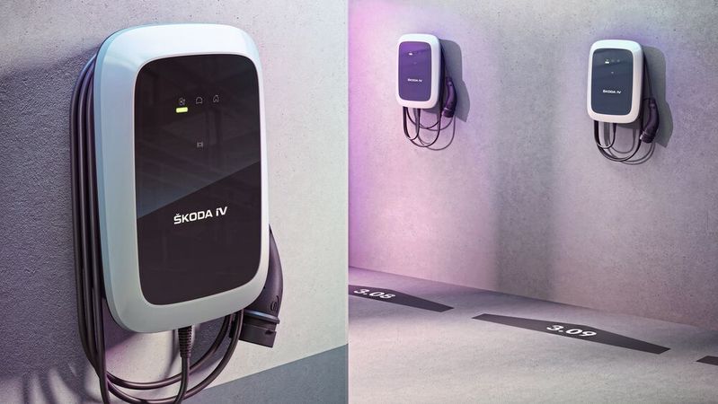 Die Wallbox-Förderung startet am Dienstag, 24. November. Aber nicht alle Produkte sind förderfähig, speziell bei den Wallboxen des Volkswagenkonzerns empfielt sich ein Blick in die KfW-Liste.(Bild:  Skoda)