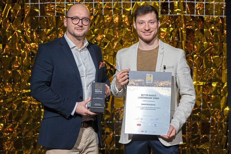 Better Basics gewinnt den BOI-Award in der Kategorie Labor- und Analysentechnik. (Bild: Vogel Communications Group / Human)