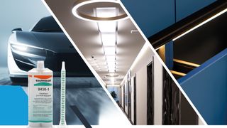 Der glasklare Konstruktionsklebstoff Technicoll 9430-1 ermöglicht sanftes LED-Licht in Hotelfluren, strahlende Leuchtreklamen sowie sicheren Halt für Scheinwerfer und Leuchtleisten.  (Bild: Ruderer)