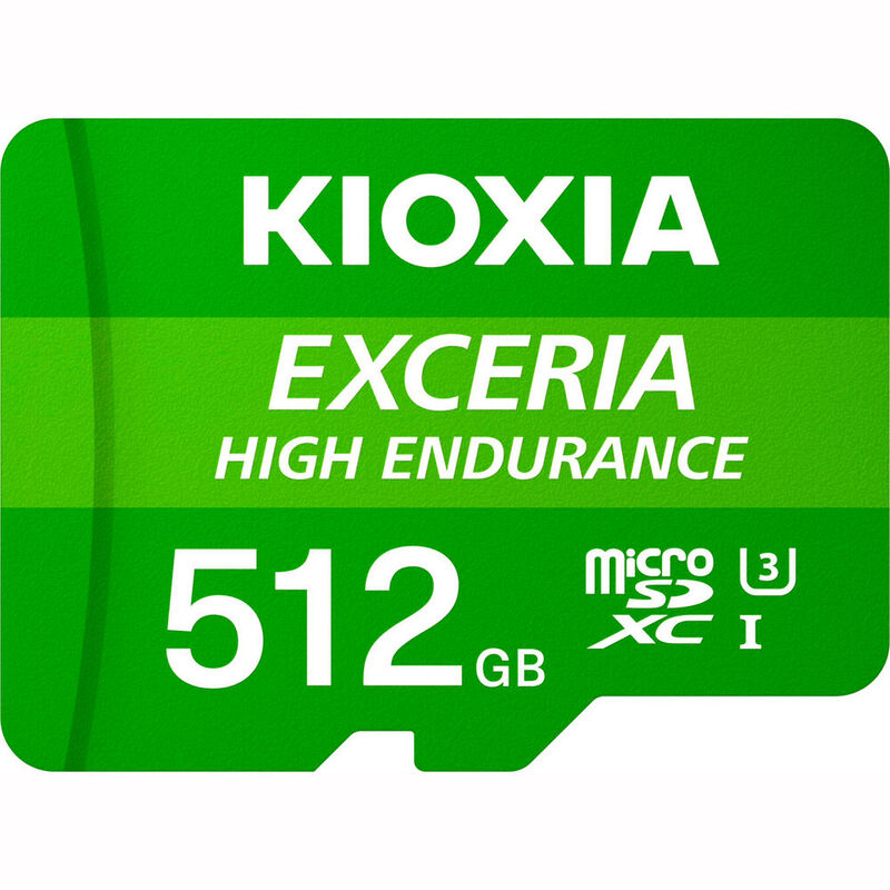 Kioxia stellt eine neue microSD-Karte mit 512 Gigabyte für Dashboard-Kameras vor.