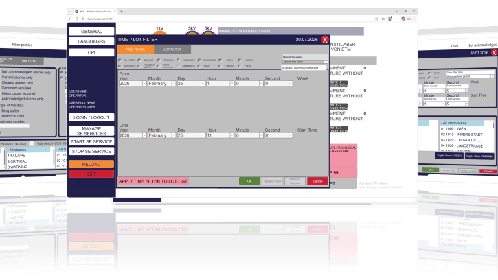 Neue Filteroptionen im Web Visualization Service verbessern die Nutzerfreundlichkeit und sorgen für einen optimierten Überblick über die Visualisierungen im Webbrowser.(Bild:  Copa-Data)