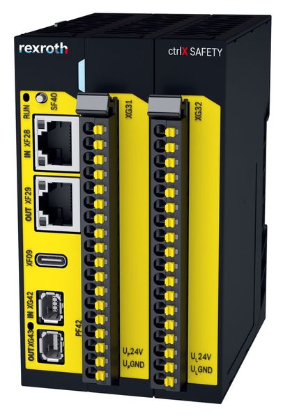 Ctrl X Safety ist eine reaktionsschnelle und kompakte Sicherheitslösung. (Bild: Bosch Rexroth)