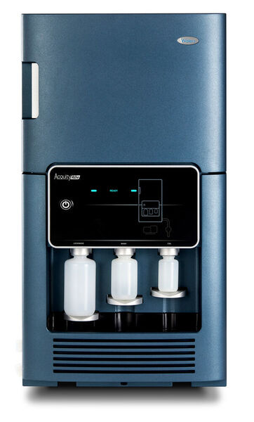 The Acquity RDa Detector featuring SmartMS technology is a time-of-flight mass detector for making accurate-mass measurements of small molecules during pharmaceutical impurity analyses, forced degradation studies, food and natural products analyses and seized drug profiling. (Waters)