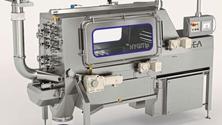 Hygitip – das neue vollautomatische, hygienische Entleerungssystem von Gea für 25-kg-Säcke (Gea)