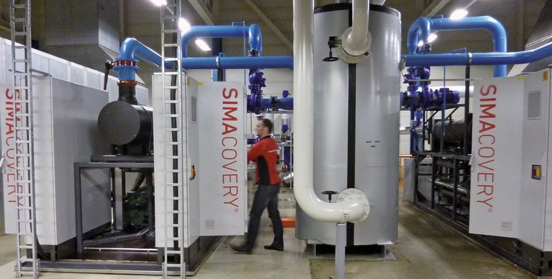 Die Energie, die für den Betrieb des Wärmerückgewinnungssystems notwendig ist, beträgt ein Drittel bis ein Zwanzigstel der zurückgewonnenen Energiemenge.  (Bild: Simaka)