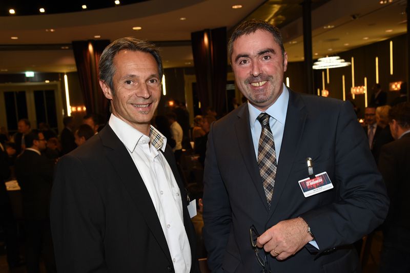 (l.) Karl Milojkovic, Dell, und Bernd Orth, FUJITSU (Bild: IT-BUSINESS / Hannes Magerstädt )