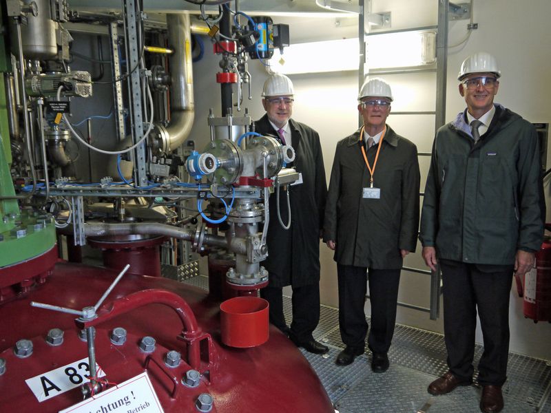 Neuer Reaktor des E-PVC-Betriebs (Bild: Vinnolit)